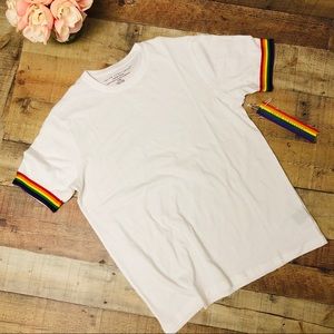Rainbow sleeves T-shirt